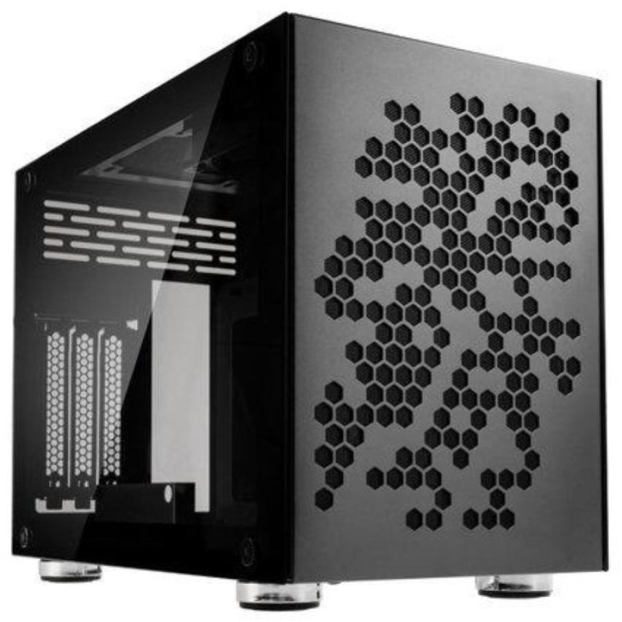 Kolink rocket heavy case alluminio e vetro temperato mini itx nero