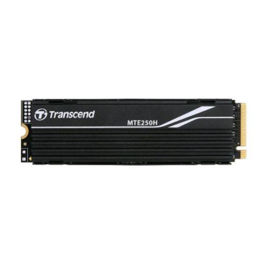 Transcend ts1tmte250h ssd m.2 1.000gb 2280 nvme gen4 3d tlc dissipatore di calore integrato nero