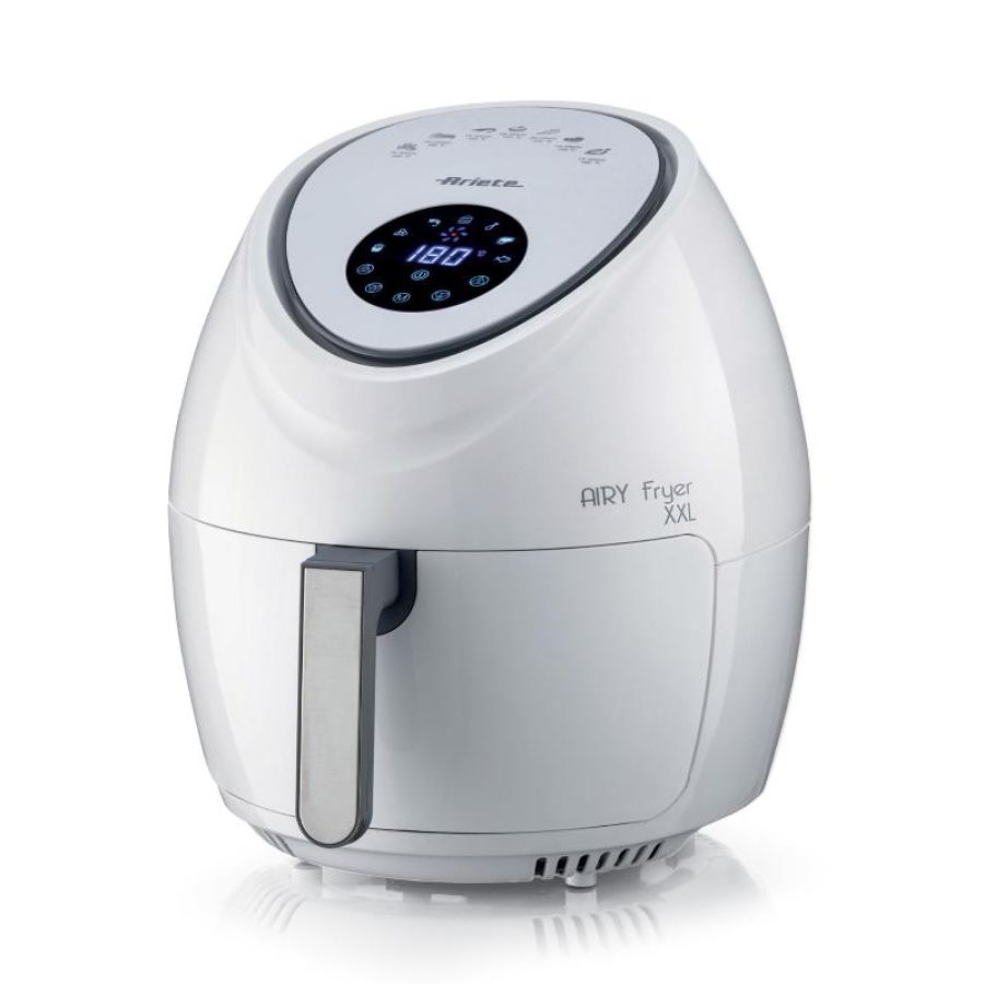 Ariete 4618 friggitrice ad aria airy fryer xxl 1.800 w 5.5 lt display lcd timer 60 minuti bianco