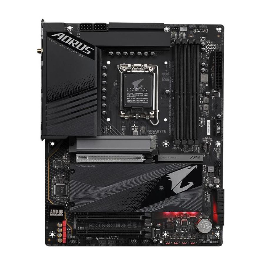 Gigabyte z790 aorus elite ax scheda madre intel lga 1700 ddr5-sdram 128 gb pci express 4.0 sata iii m.2 usb-a usb-c