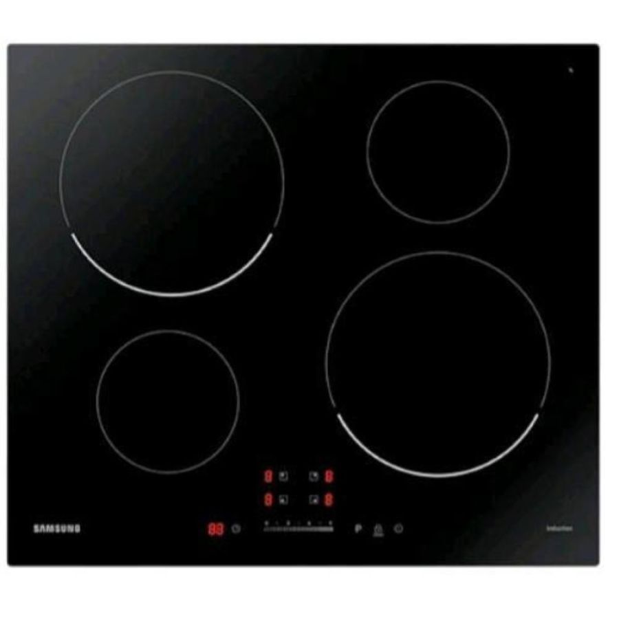 Samsung nz64t3707ak piano cottura a induzione area flex zone slide touch control display led 60 cm nero