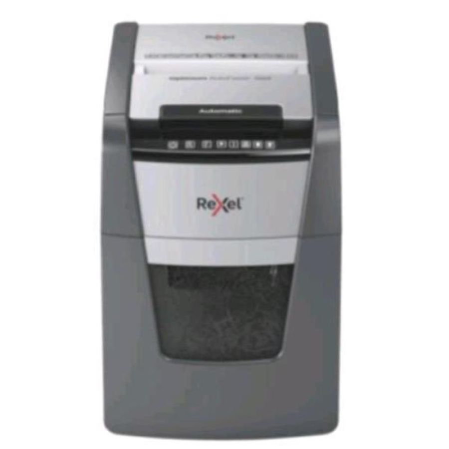 Rexel optimum autofeed+ 100x distruggidocumenti a frammento cestino 34 lt capacita` 100 fogli
