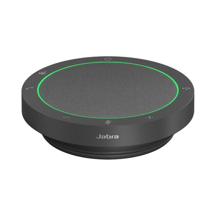Jabra speak2 40 ms vivavoce a mani libere cablato usb-c, usb-a certificato per i team microsoft grigio scuro