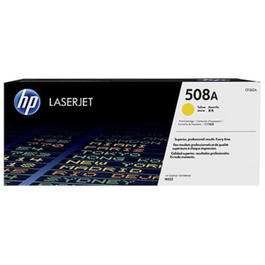 Hp 508a toner giallo per stampanti laser hp 5.000pg (cf362a)