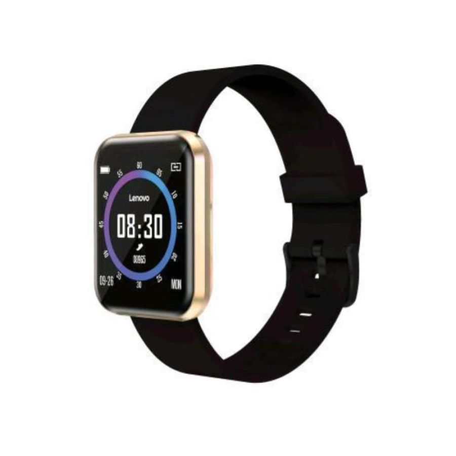 Lenovo e1 pro smartwatch 1,44 touch android/ios ip67 black gold