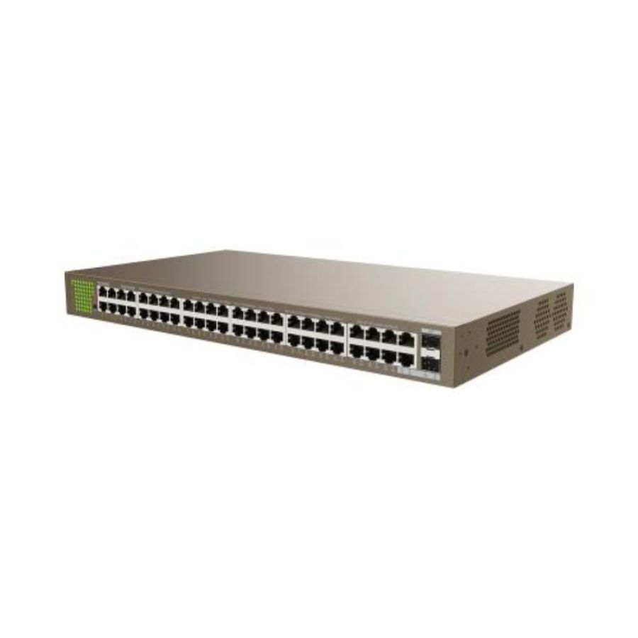Tenda teg1050f switch di rete 48p gigabit 10-100-1000 1u 19`` montabile su rack