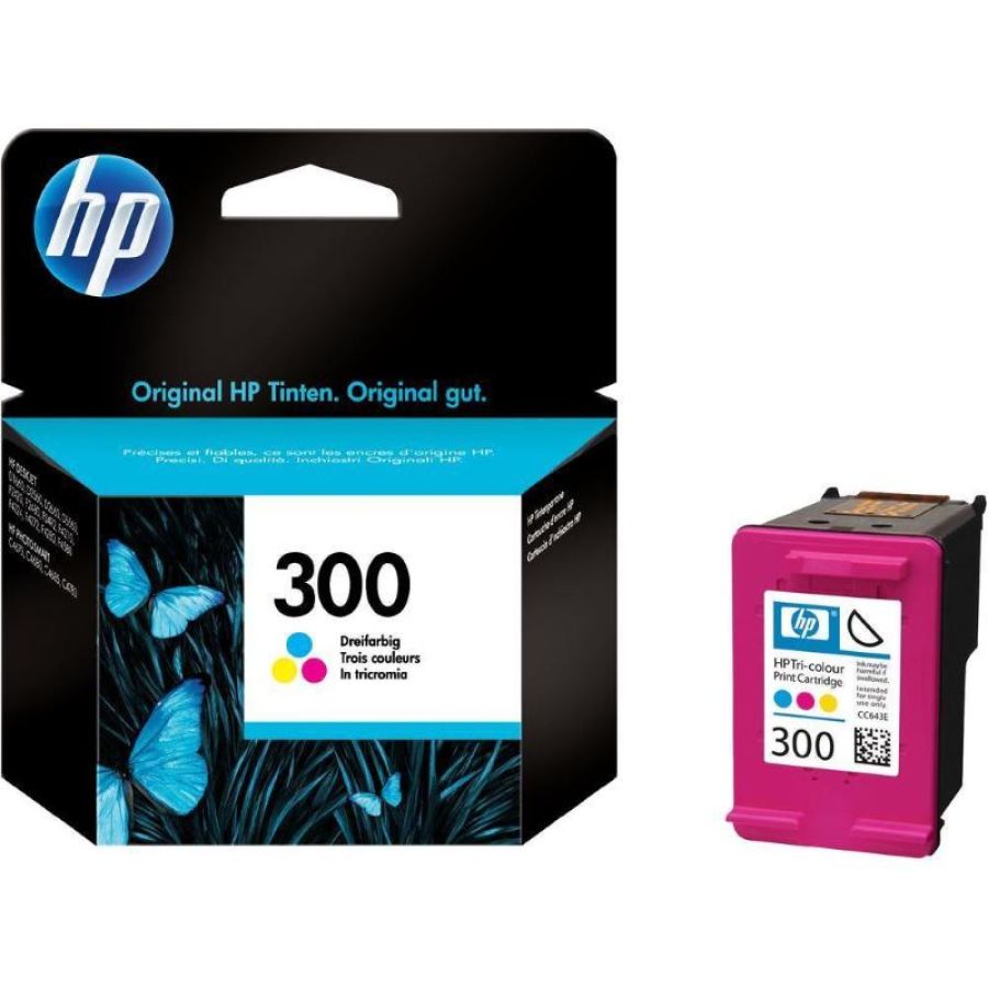 Hp cartuccia inchiostro 300 tricromia 165 pagine