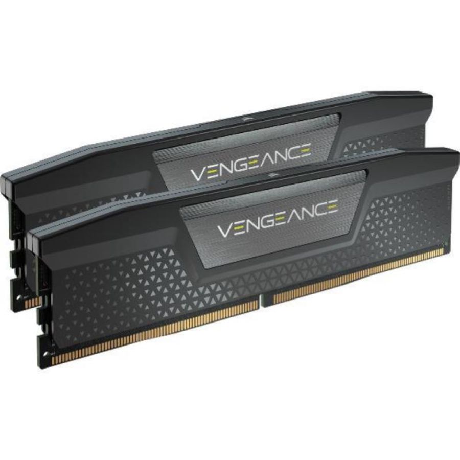 Corsair vengeance ddr5 ram 64gb (2x32gb) 5600mhz cl40 intel xmp compatibile icue memoria per computer - nero (cmk64gx5m2b5600c40)