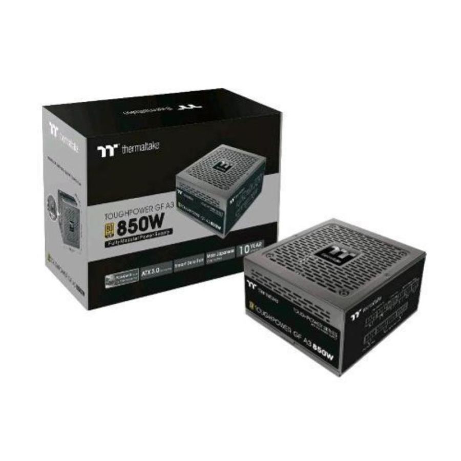 Thermaltake toughpower gf a3 alimentatore 850 w completamente modulare 80 plus gold atx 3.0 pcie gen 5 nero