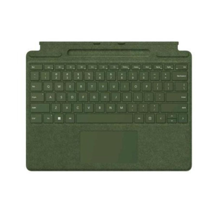 Microsoft surface pro tastiera con touchpad accelerometro porta surface slim pen 2 e supporto di ricarica qwerty italiana verde