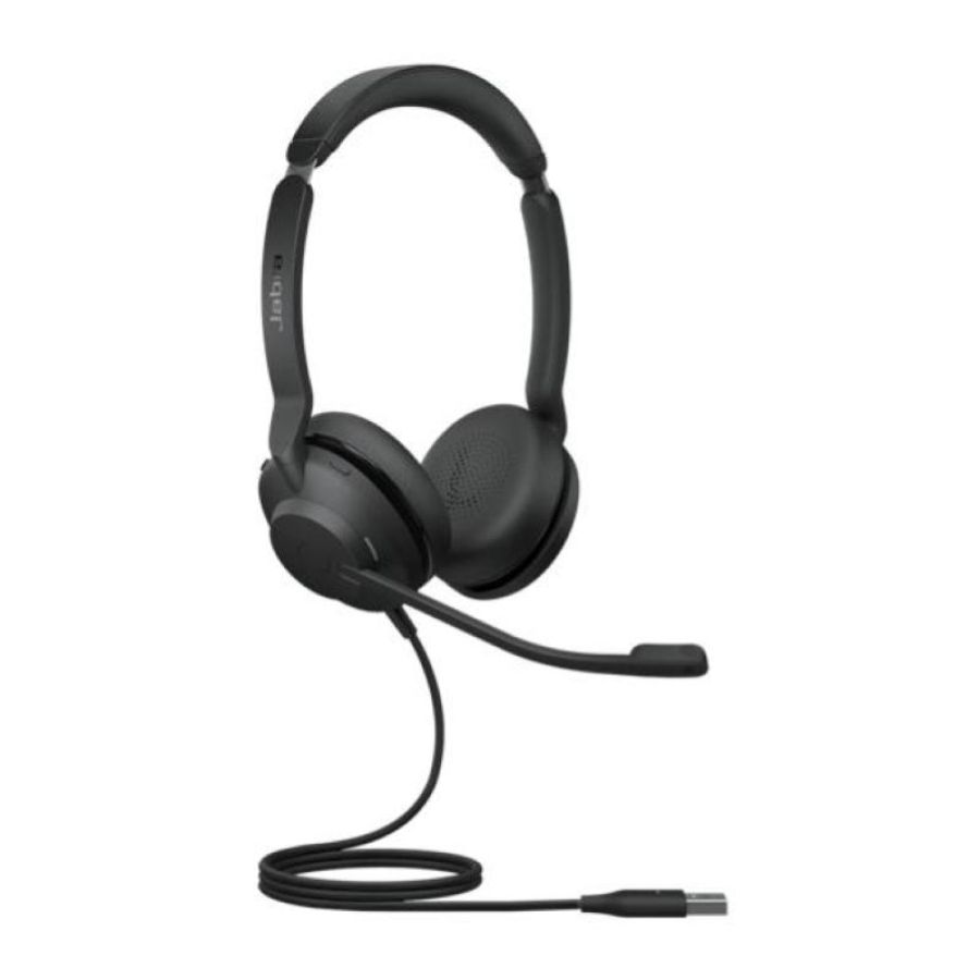 Jabra evolve2 30 se ms stereo cuffie con microfono over ear cablato usb-a isolamento dal rumore certificato per i team microsoft