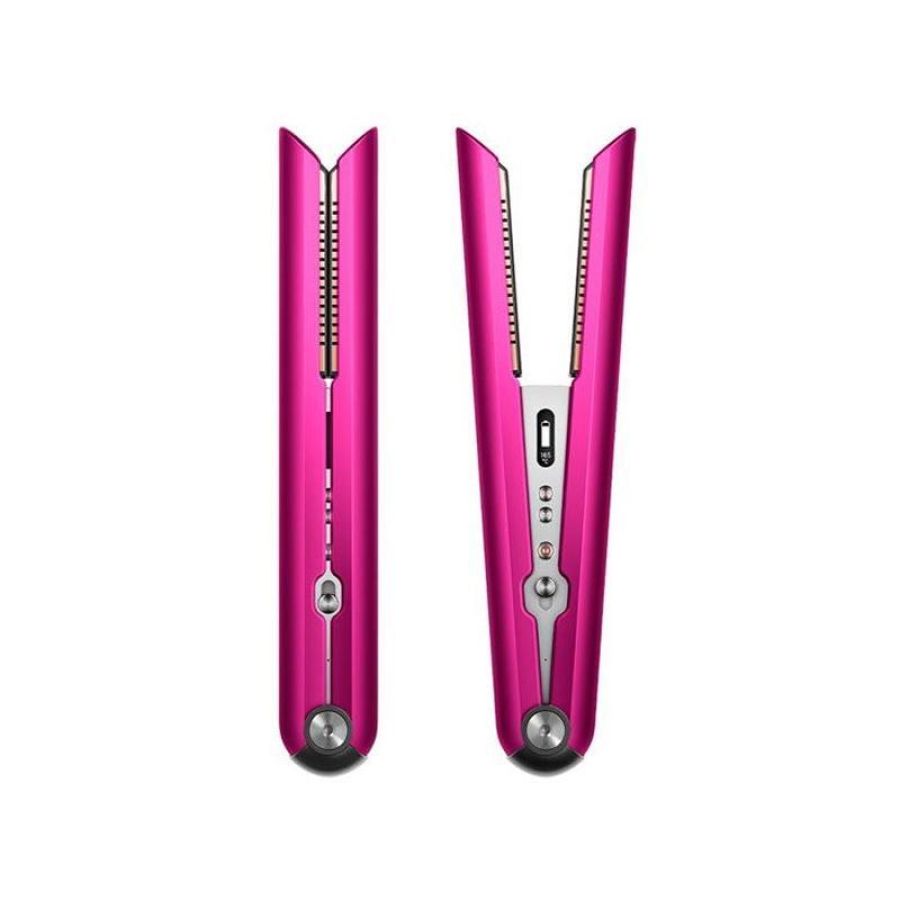 Dyson corrale piastra per capelli 200w a batteria spegnimento automatico fucsia
