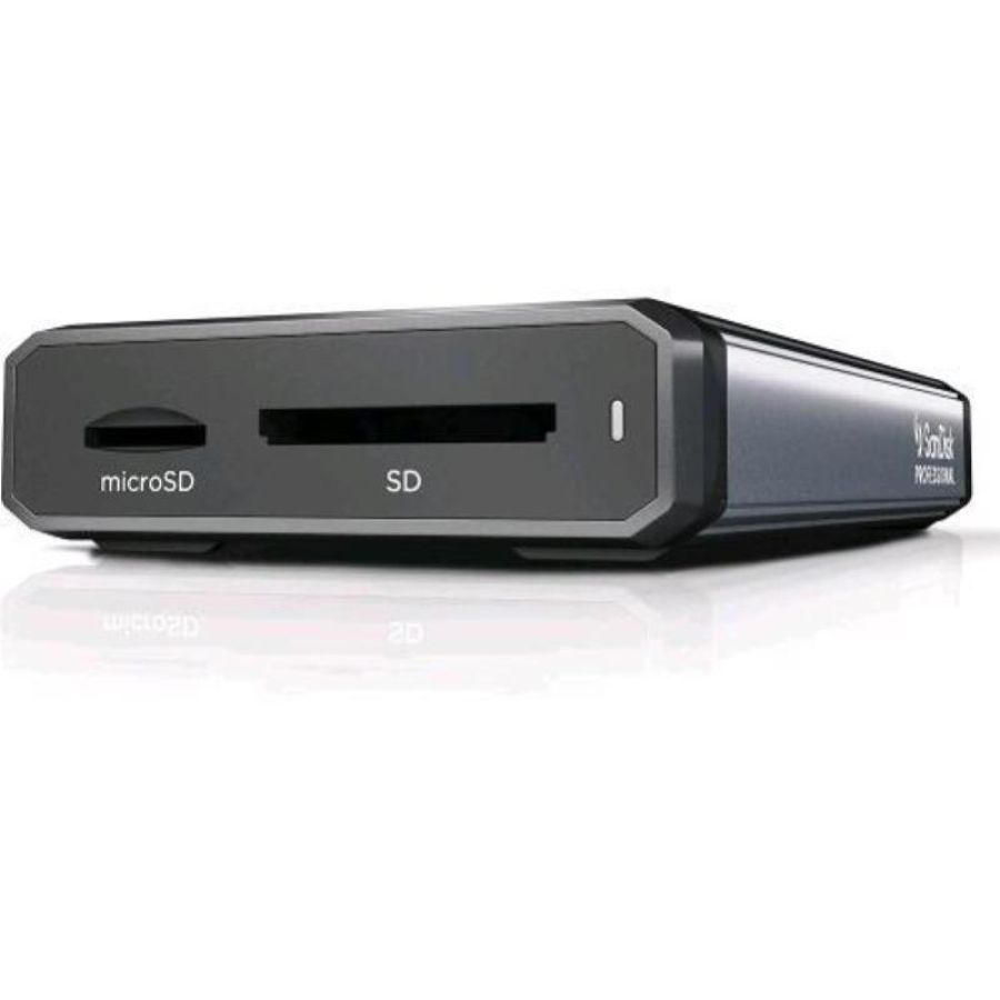 Sandisk pro-reader lettore di schede (sd, microsd) usb-c 3.2 gen 1