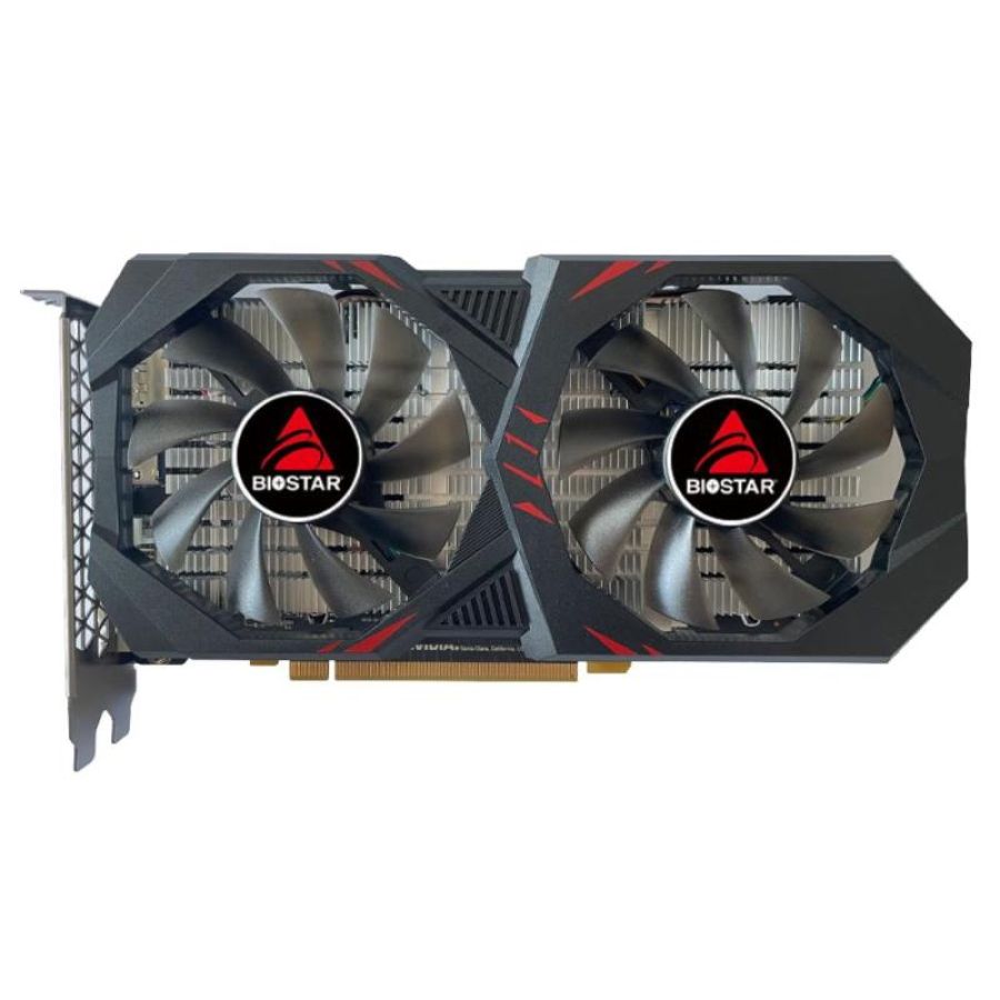 Biostar nvidia gtx1660 ti scheda grafca 6gb gddr5 dual fan dvi 1xhdmi 1xdisolayport pci express 3.0