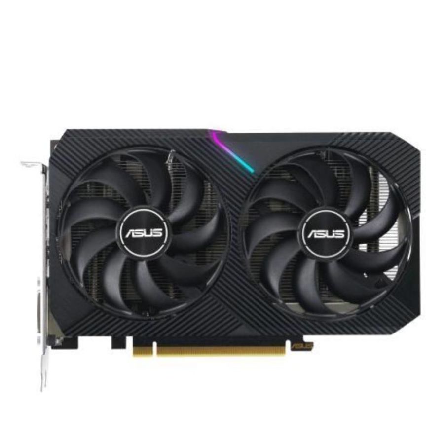 Asus dual nvidia geforce rtx 3050 v2 oc edition scheda grafica, 8 gb gddr6 128-bit 14 gbps pcie 4.0, gpu tweak iii, dual-rtx3050-o8g-v2