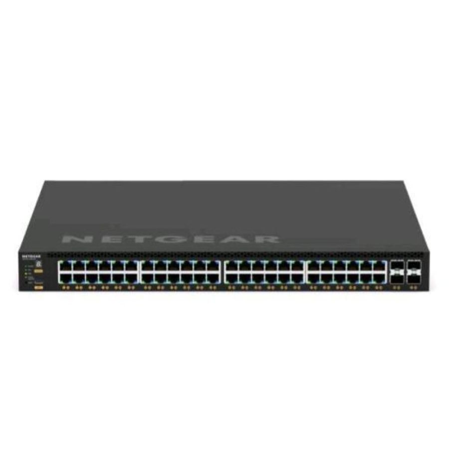 Netgear m4350-48g4xf switch gestito 48x1g poe+ 4xsfp+ poe 1.4400w