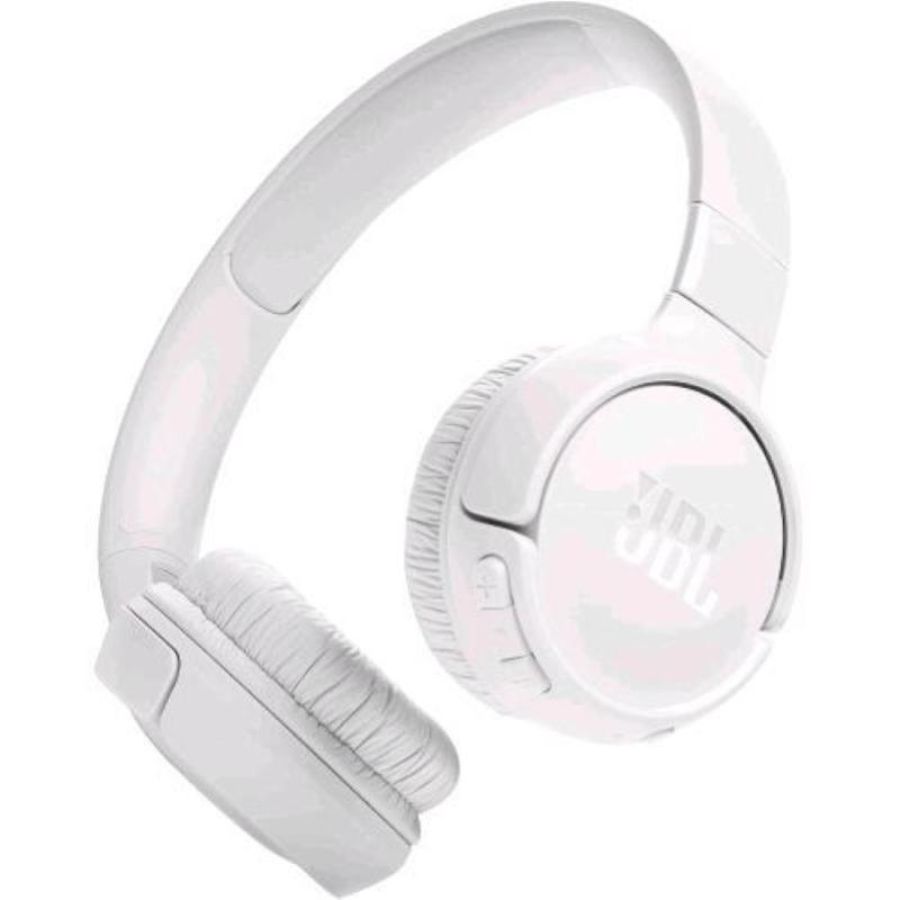 Jbl tune 520bt supra-aurali wireless bluetooth comandi e microfono bianco