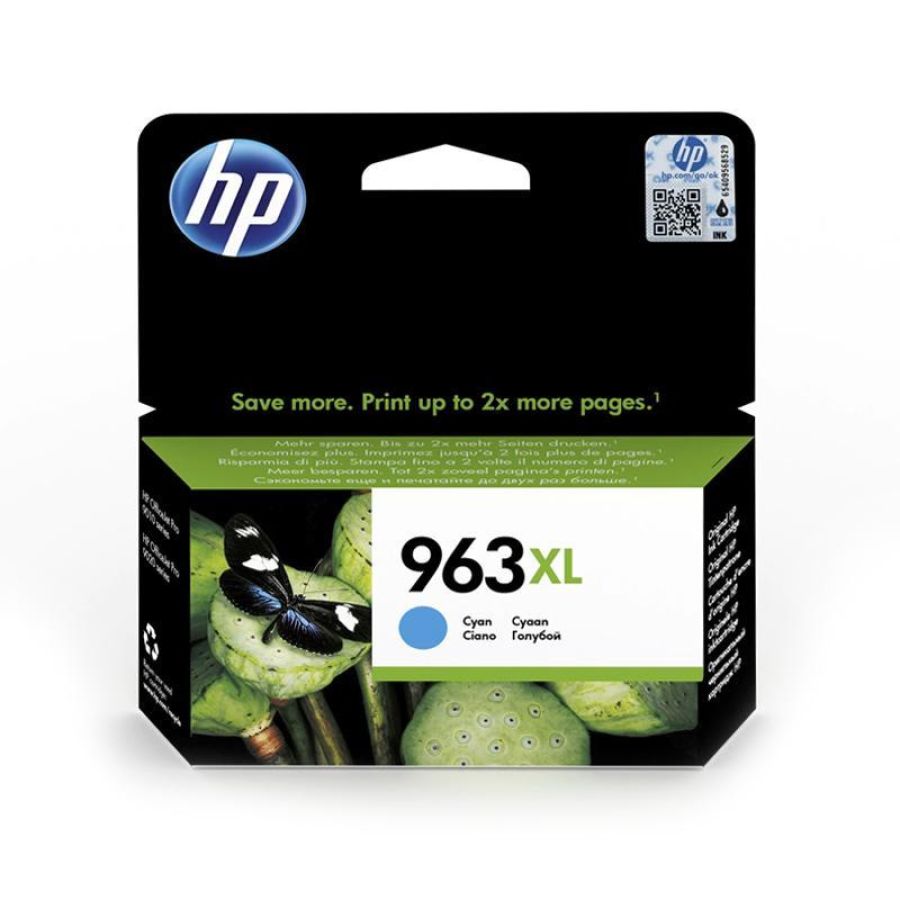 Hp 963xl cartuccia d`inchiostro originale alta capacita` ciano