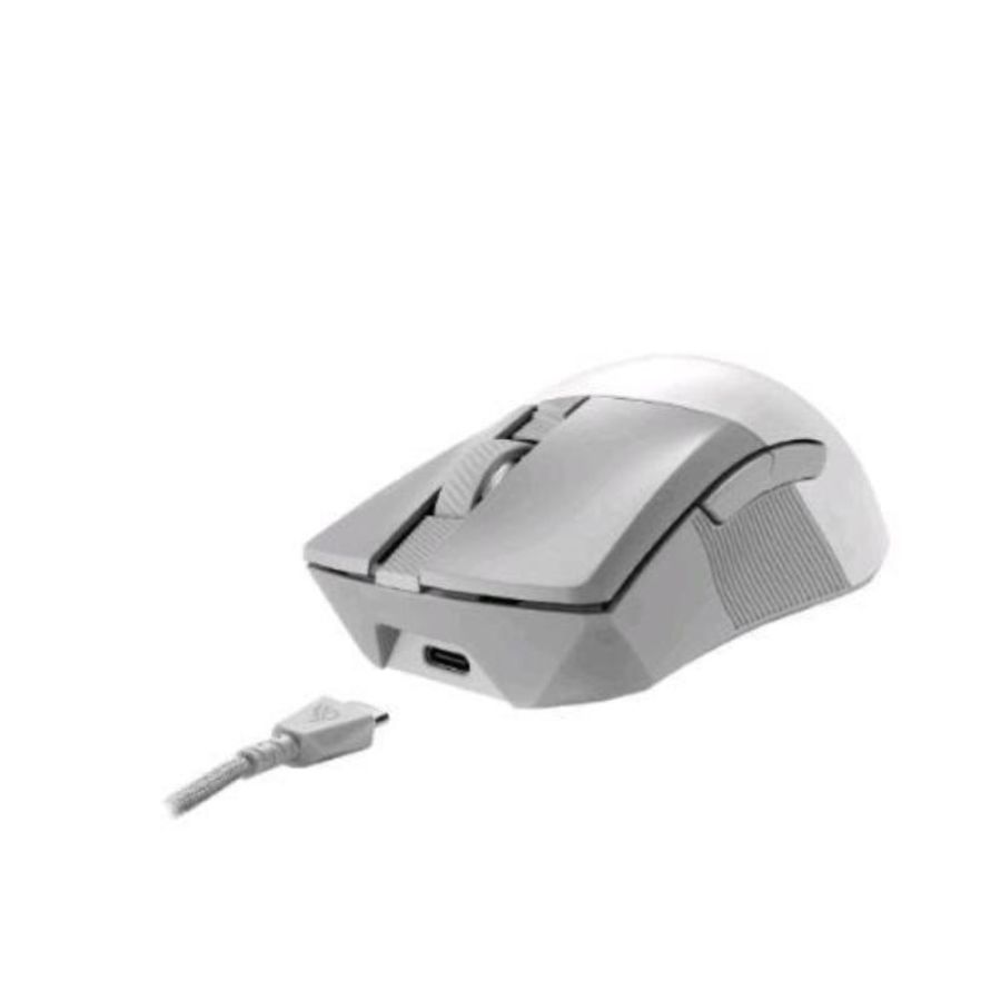 Asus rog gladius iii aimpoint mouse gaming wireless rgb sensore ottico rog aimpoint 36.000 dpi white
