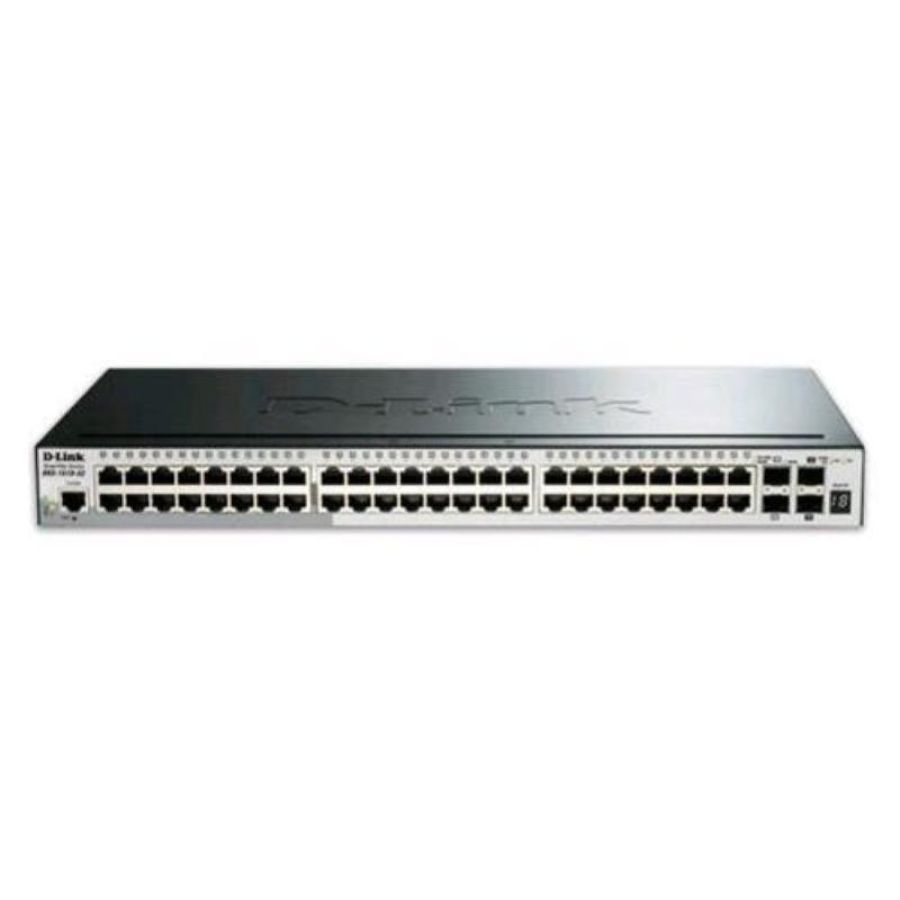 D-link dgs-1510-52x switch smartpro 52 porte gigabit 4 slot 10g sfp+ 19 rackmount