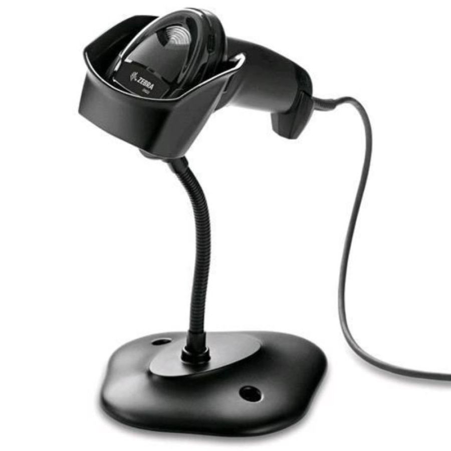 Zebra ds2208 lettore di codici a barre usb 1d/2d kit con stand e cavo usb nero