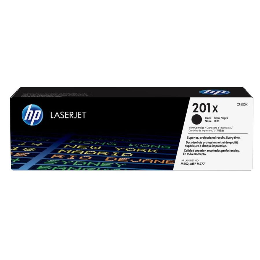 Hp 201x toner nero per stampanti laser hp (cf400x)