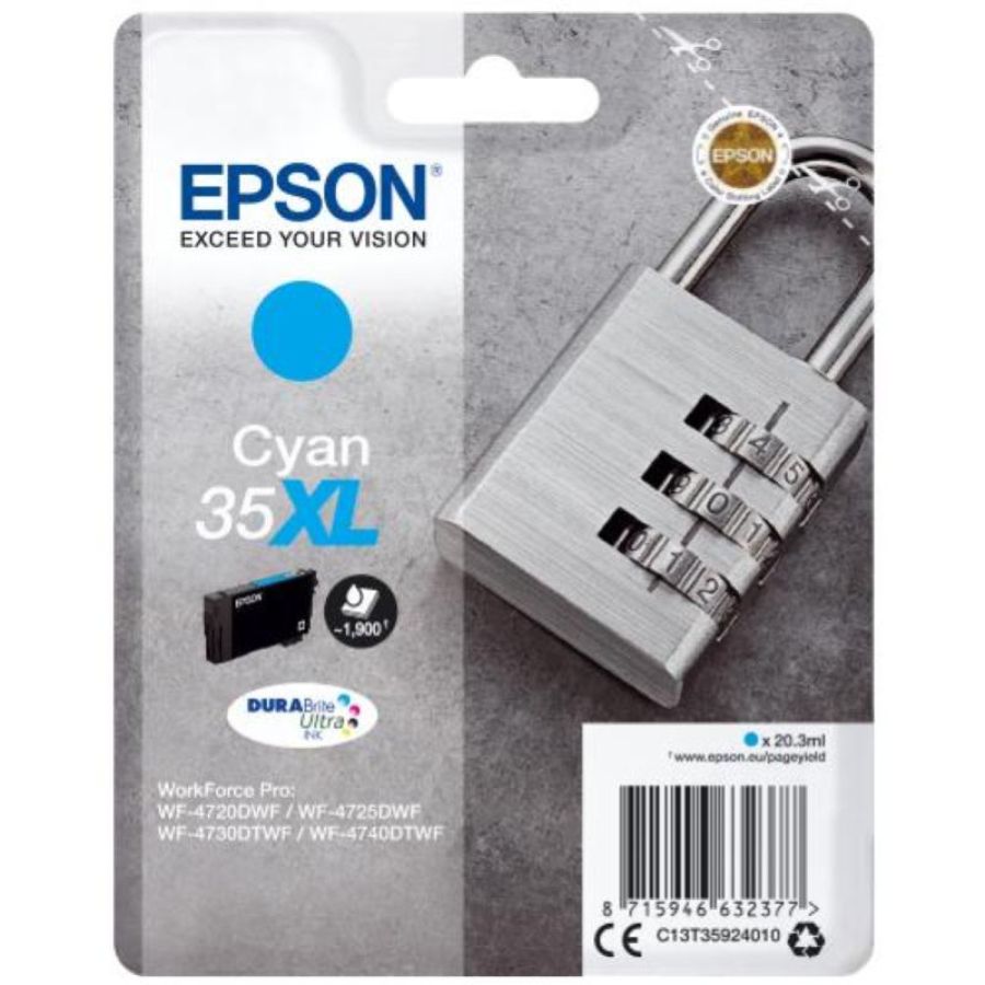 Epson 35 xl cartuccia ink 20.3 ml ciano