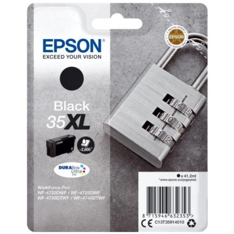 Epson 35 xl cartuccia ink 41.2 ml nera