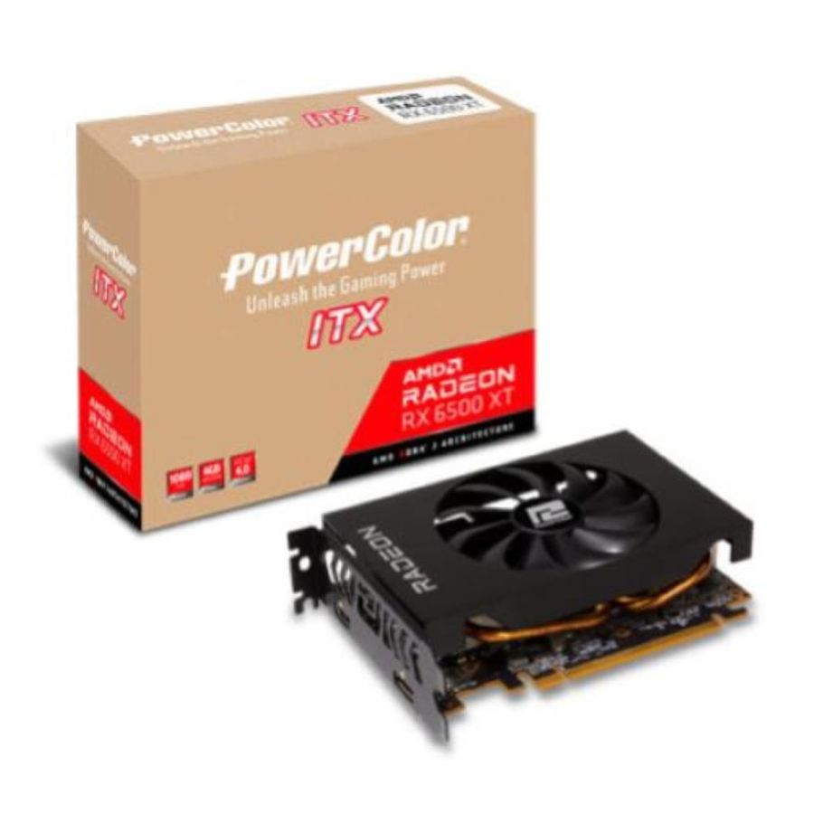 Power color vga rx6500 xt 4gb hdmi/dp gddr6 4gbd6-dh