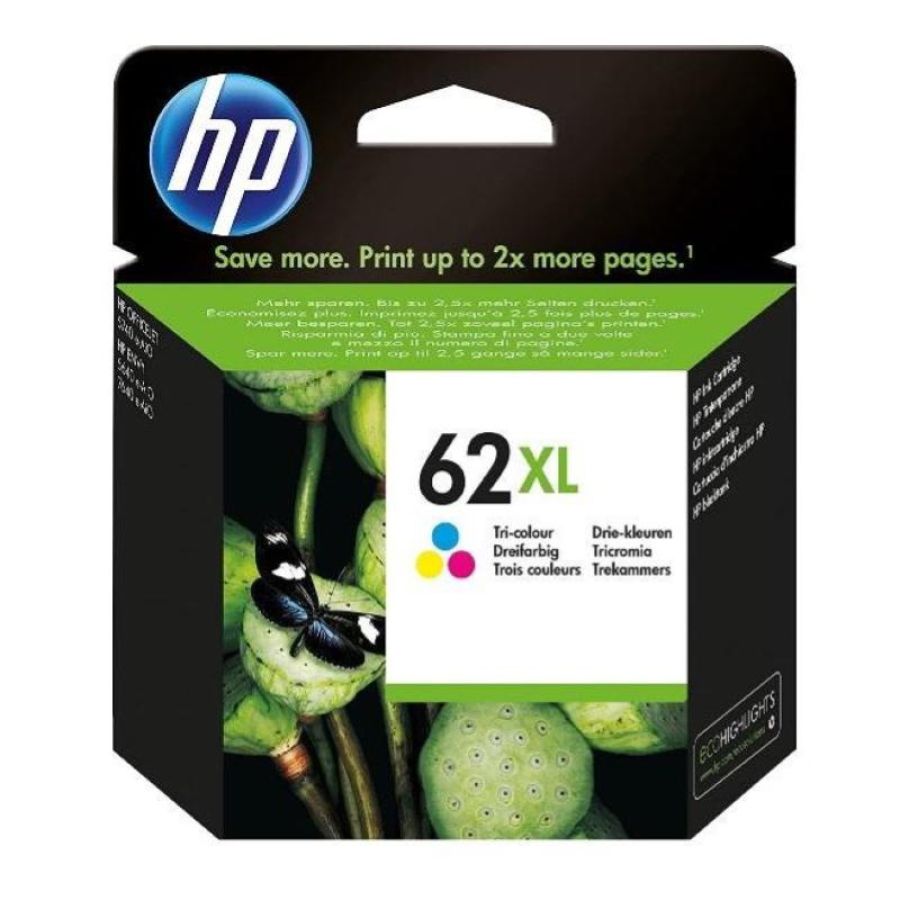 Hp 62 xl cartuccia ink-jet 415 pag. tricromia