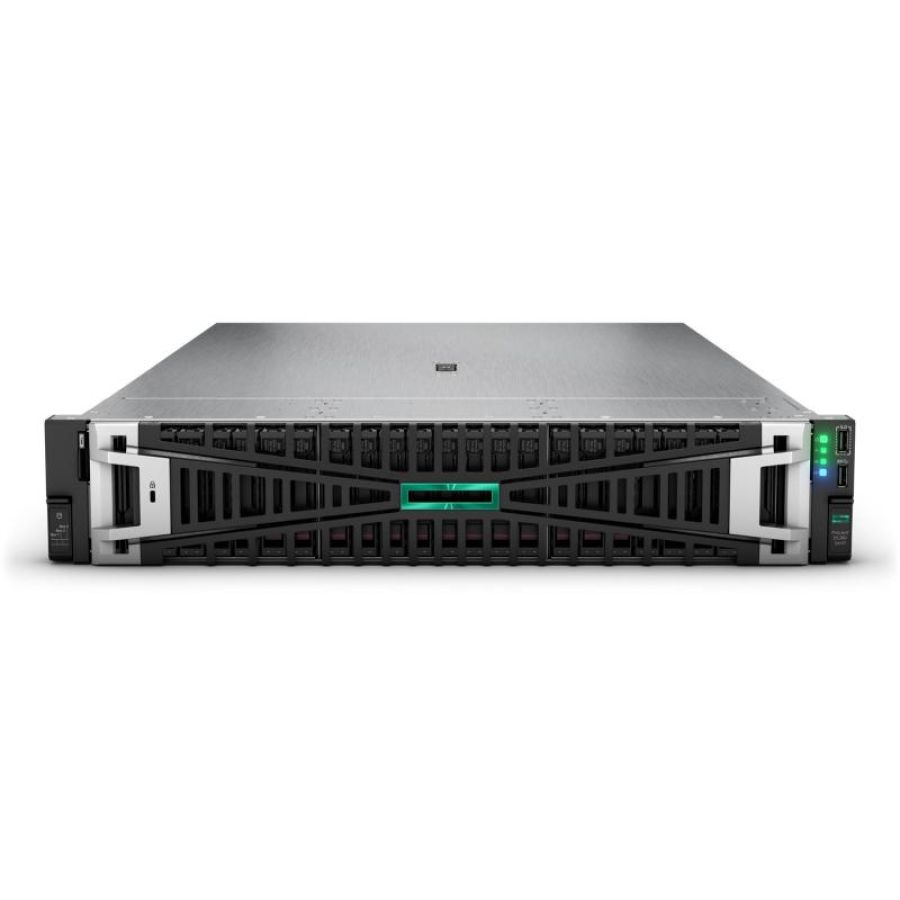 Hpe proliant dl380 gen11 server rack intel xeon silver 4410y 2ghz ram 32gb ddr5 hdd supportati sata/sas/pci express hot swap 1000 w