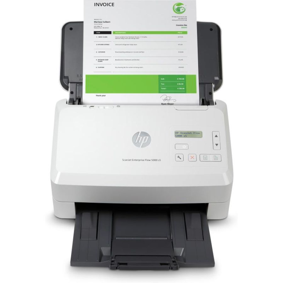 Hp scanjet enterprise flow 5000 s5 scanner a4 documentale cmos/cis duplex adf 80 fogli usb 3.0