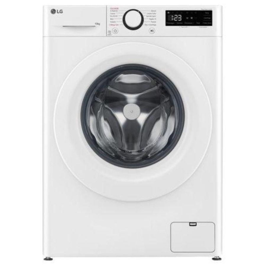 Lg ai dd f4r3010nsww lavatrice classe a -10% carica frontale serie r3 lavatrice 10kg 1400 giri aiwash lavaggio a vapore motore direct drive smart diagnosis libera installazione bianca