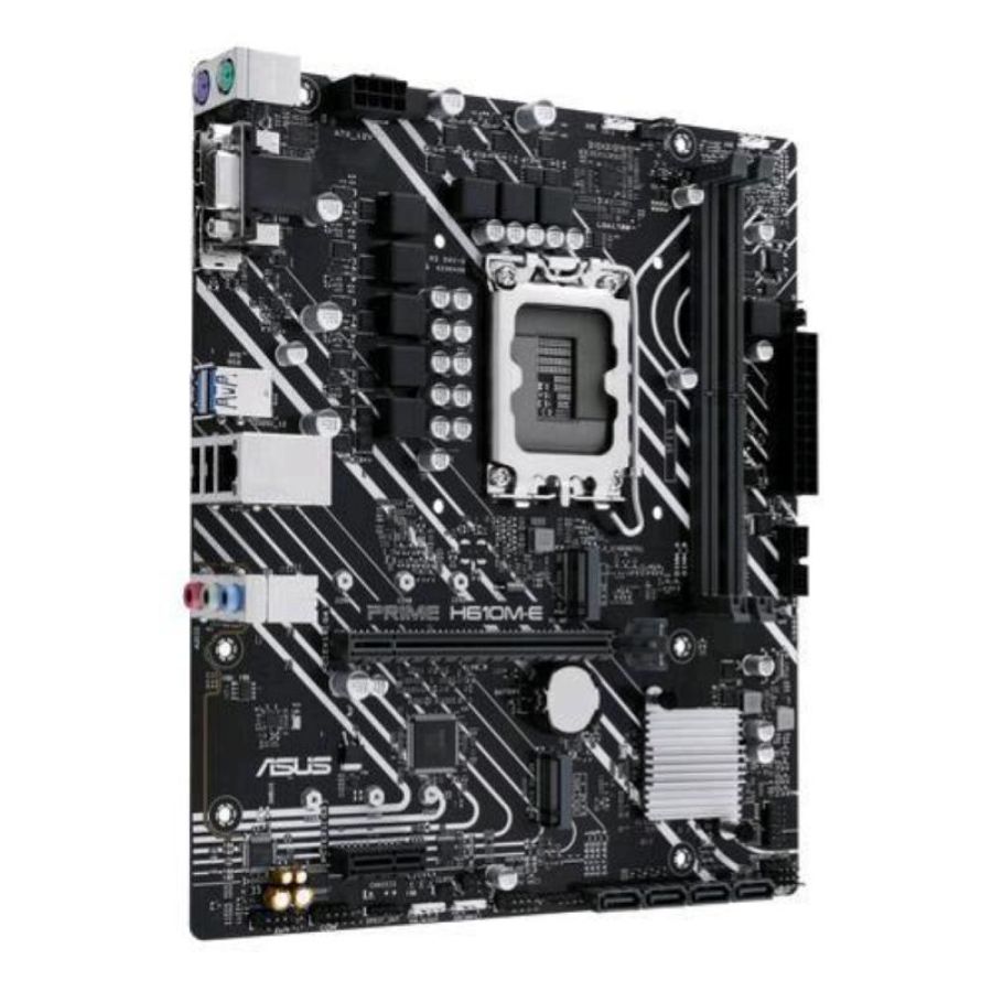 Asus prime h610m-a-csm intel h610 lga1700 ddr5, dual m2