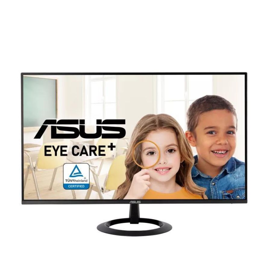 Asus vz24ehf monitor gaming eye care 24â?  pollici (23,8) full hd (1920x1080), ips senza cornice, 100 hz, adaptative-sync, tempo di risposta 1 ms (mprt), hdmi, filtro luci blu, antisfarfallio, nero