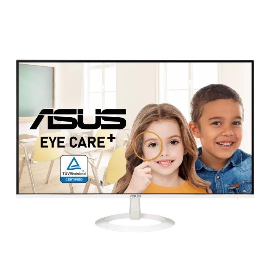 Asus vz27ehf-w eye care+ 27 led ips full hd 16:9 250 cd/mq 1 ms 1300:1 100hz hdmi bianco
