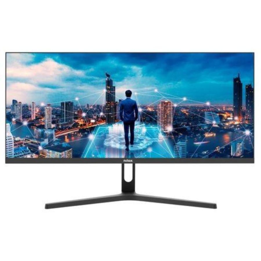 Nilox nxm29uw01 29 led ips 2k ultrawide 2560 x 1080 21:9 280 cd/mw 4ms 75hz contrasto 1000:1 usb altoparlanti hdmi displayport nero