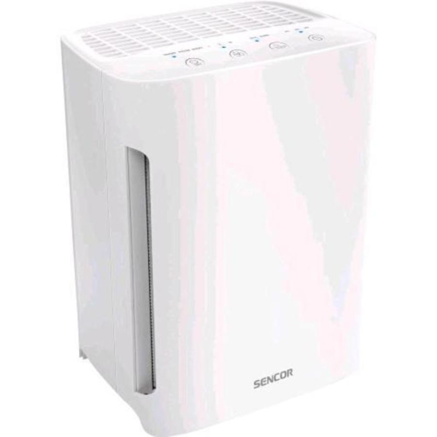 Sencor sha 6400wh purificatore d`aria con lampada uv battericida filtro hepa a cabroni attivi 30 mq timer