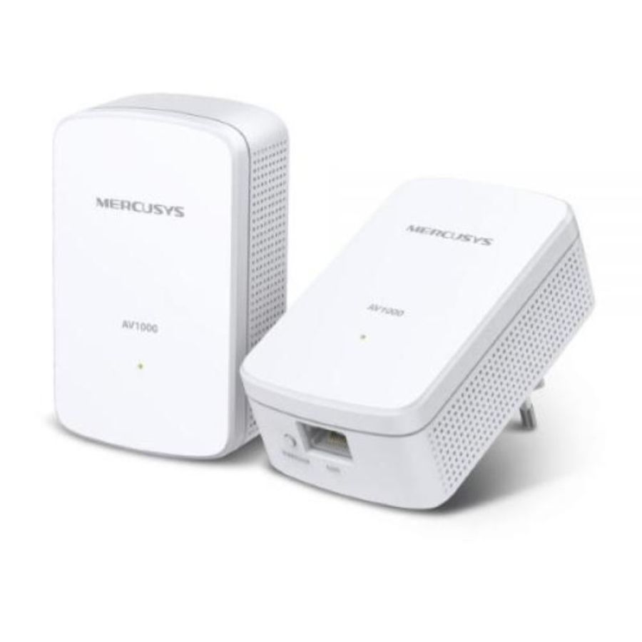 Mercusys mp500 kit adattatore di rete powerline 1000mbit-s collegamento ethernet lan bianco