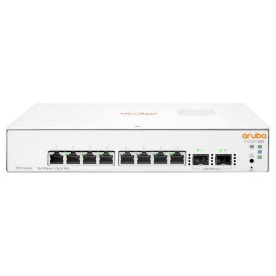 Hpe aruna ion 1930 8g switch gestito l3 8 x 10/100/1000 + 2 x gigabit sfp