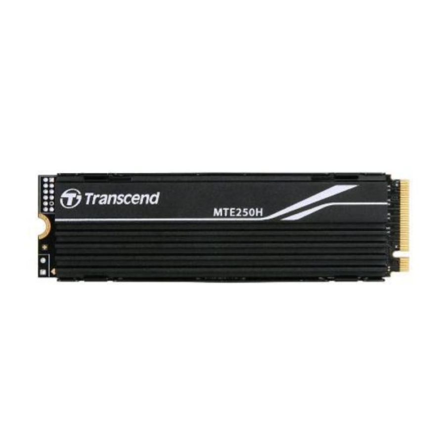Transcend ts2tmte250h ssd 2.000gb m2 2280 nvme gen4 3d nand tlc velocita di lettura 7100 mb/s velocita di scrittura 6500 mb/s black