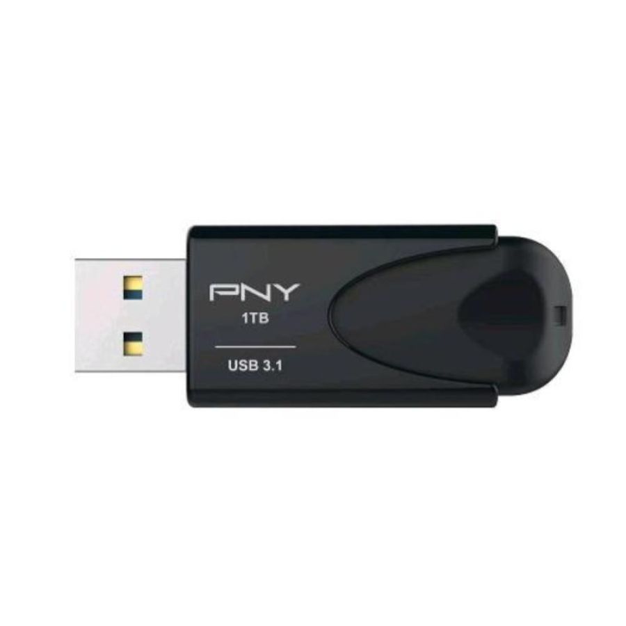 Pny attache 4 flash drive chiavetta usb 1.000 gb usb 3.1 velocita di lettura 80 mb/s velocita di scrittura 20 mb/s nero