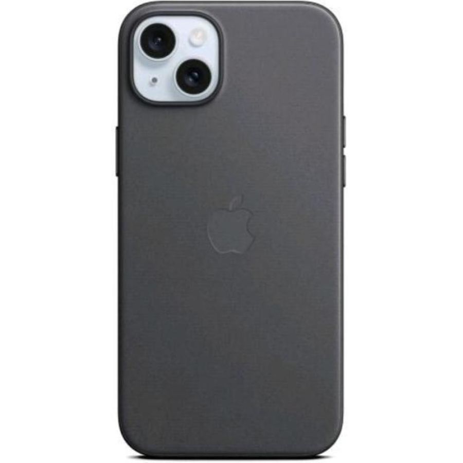 Apple iphone 15 plus custodia magsafe in tessuto finewoven black