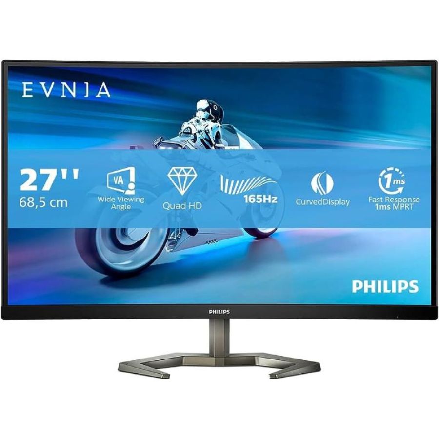 Philips monitor gaming 27m1c5200 - 27 pollici multimediale fhd, 240hz, 1ms gtg, ips, freesync, altoparlanti, altezza regolabile, hdmi 2.0 / dp 1.4 / usb 3.2 sottocosto assoluto