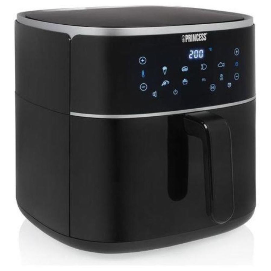 Princess 182254 friggitrice ad aria senza olio capacita` 8 litri potenza 1800 watt schermo touch 6 programmi preimpostati