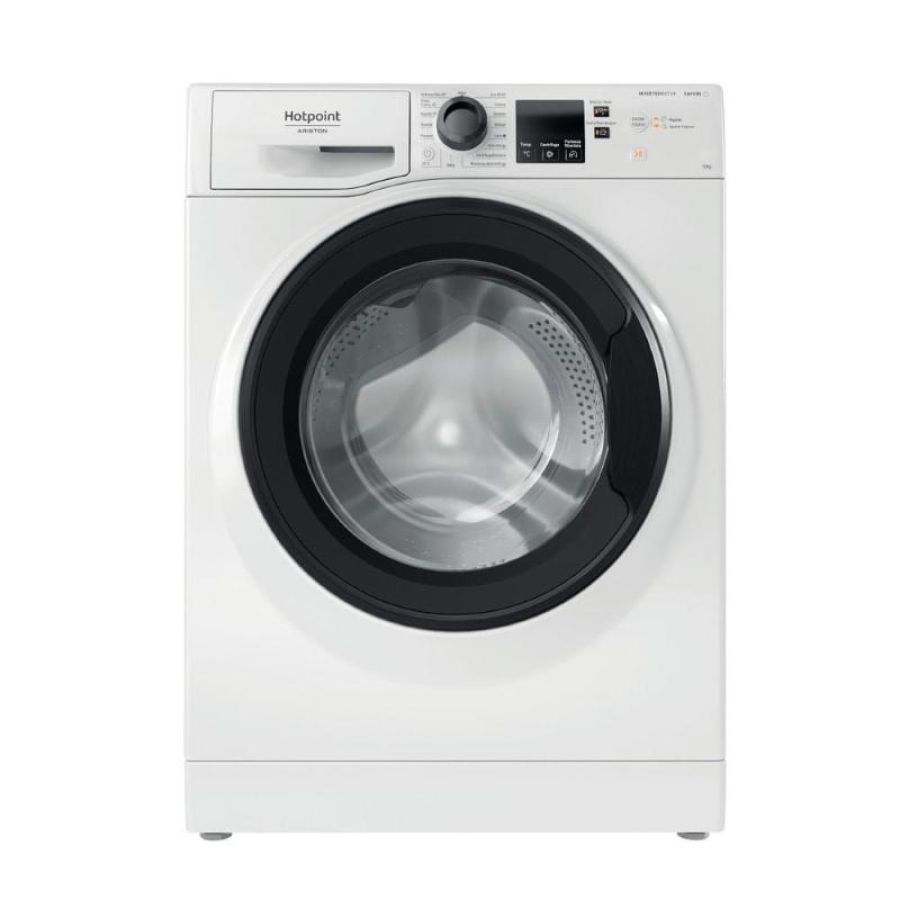 Hotpoint nf1046wk it lavatrice caricamento frontale anti macchia classe energetica a capacita` di carico 10kg centrifuga 1400 giri motore inverter igiene vapore