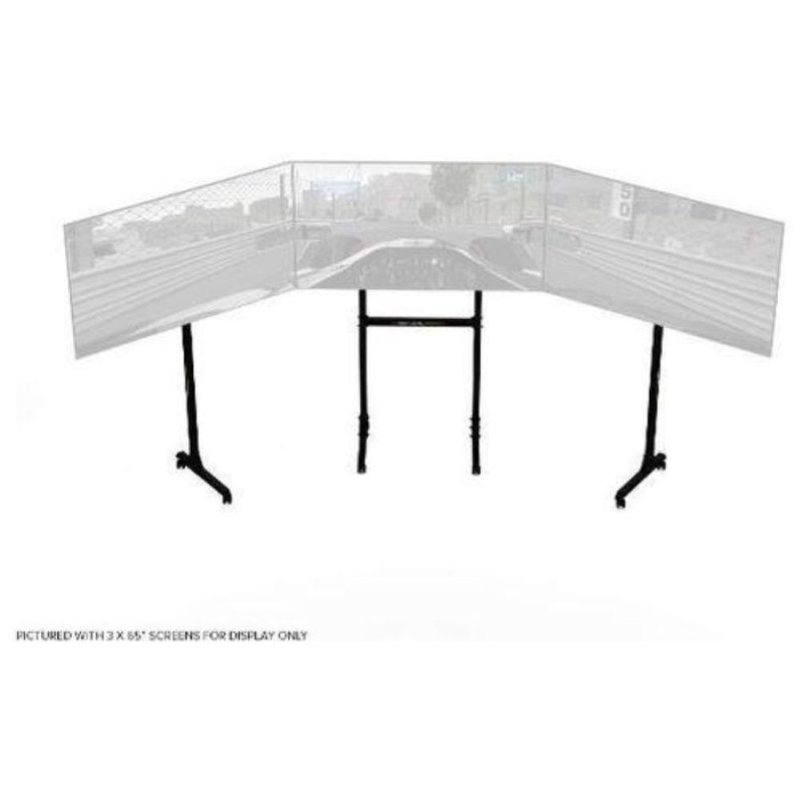 Next level racing nlr-a010 supporto per monitor triplo autoportante nero