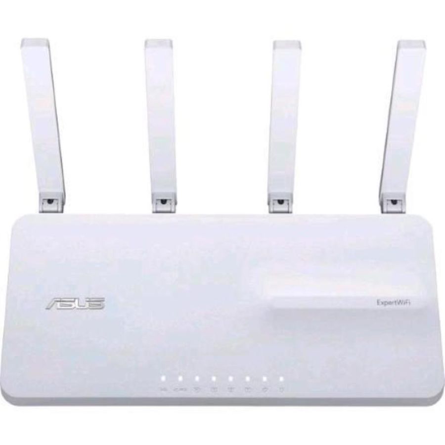 Asus ebr63 expert wifi router ax30000 dual-band wifi, sdn, vlan, dual wan, vpn, guest portal free wifi aiprotection pro bianco