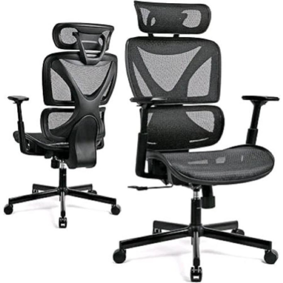 Sharkoon officepal c30m sedia ergonomica in rete mesh max 120 kg black