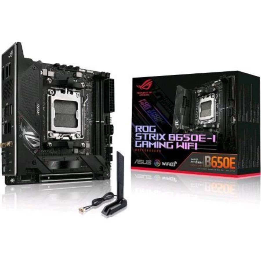 Asus rog strix b650e-i gaming wifi amd b650 am5 mini itx ddr5 pci 5.0 wi-fi6e